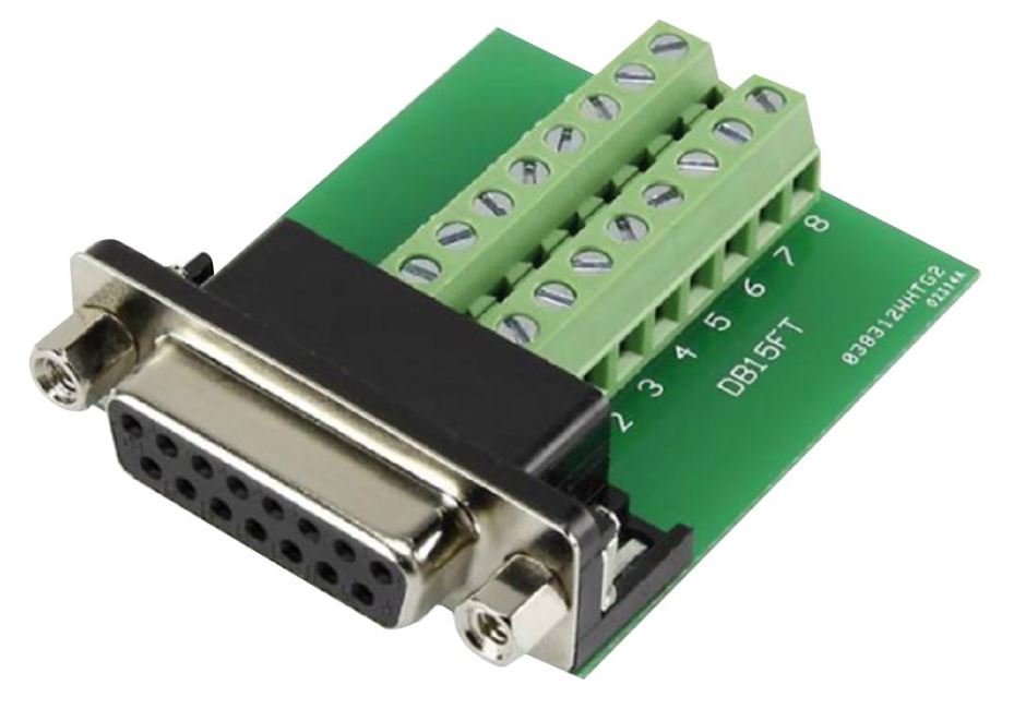 Connecteur D-Sub 15 broches à bornes à vis CLEVER LITTLE BOX