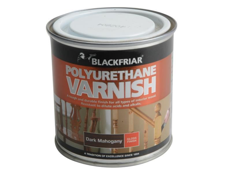 Blackfriar Dark Mahogany Gloss Varnish, Polyurethane, 250ml