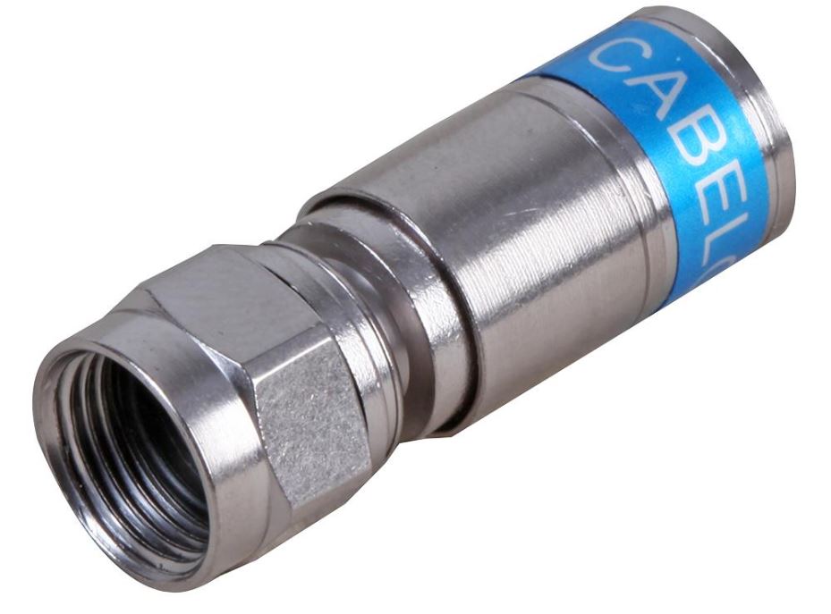 WEBRO F-Type Compression Connector, 75 Ohm