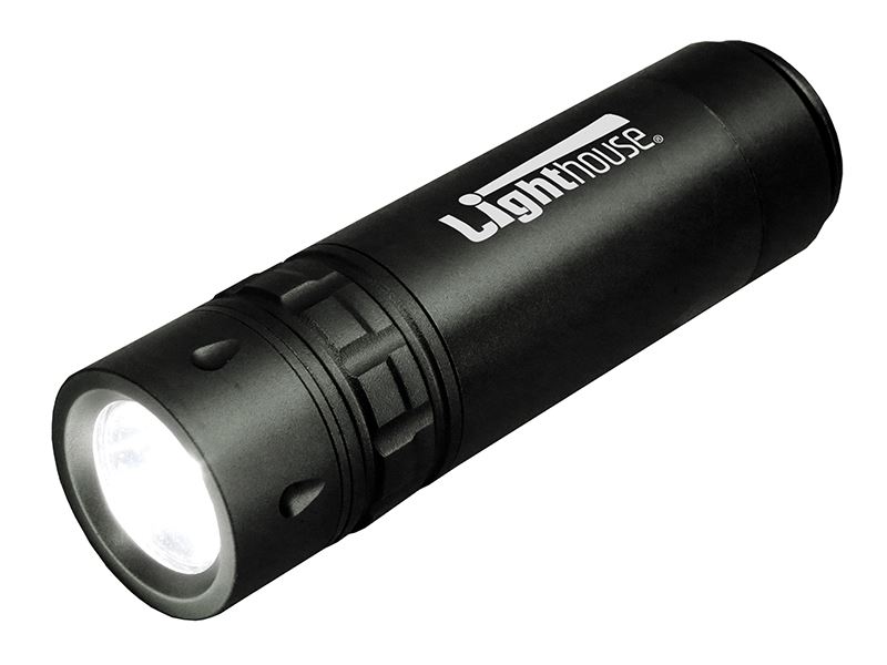 Lighthouse Rechargeable LED Pocket Torch, 120 Lumens