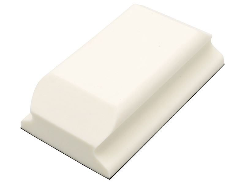 Bloc de ponçage à main Flexipads PUR GRIP, blanc, 70 x 125mm