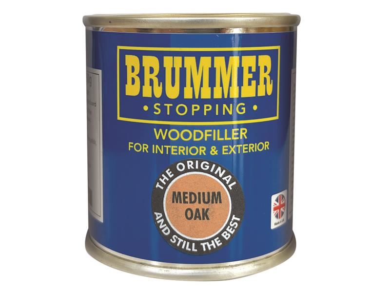 Brummer Wood Filler, Medium Oak, 250g