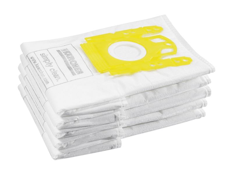 Bolsas de Filtro Kärcher VC para Aspiradora VC 6, Pack de 5