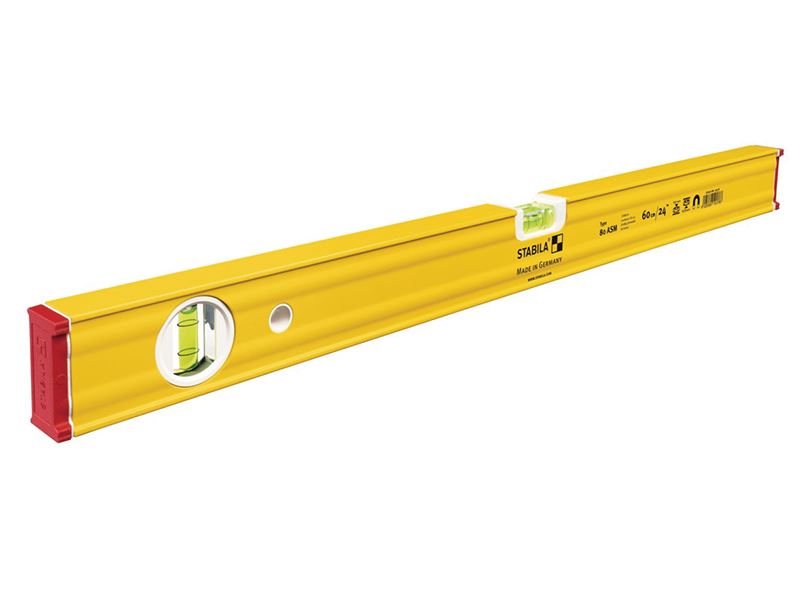 Stabila 80 ASM Magnetic Spirit Level with 2 Vials, 60cm