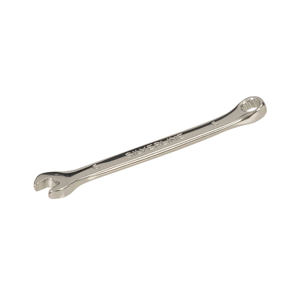 Silverline Combination Spanner, Chrome Vanadium, 6mm
