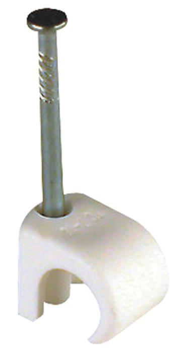 TOWER מהדקי כבלים לבנים 9-11 מ״מ, חבילה של 100