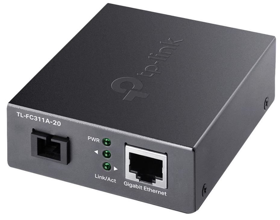 TP-Link Gigabit WDM Media Converter, 20km, 1550nm TX/1310nm RX