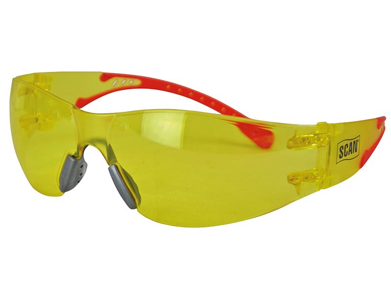 Scan Flexi Spectacle Amber, Style Sportif, Résistant aux UV et aux Chocs