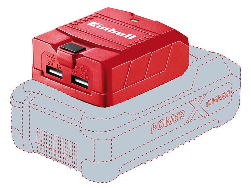 Einhell TE-CP 18 Li USB-Solo Power X-Change Akku-Adapter 18V Li-Ion