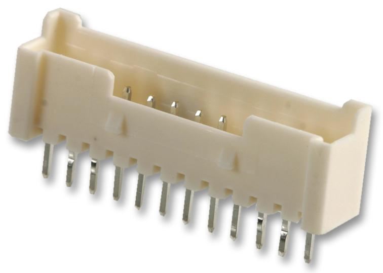 Molex Rechte Header, 2mm Pitch, 12 Posities, Omhuld