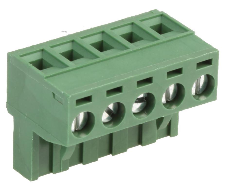 Bloc de jonction enfichable MULTICOMP PRO 5 voies 5.08mm, 16A