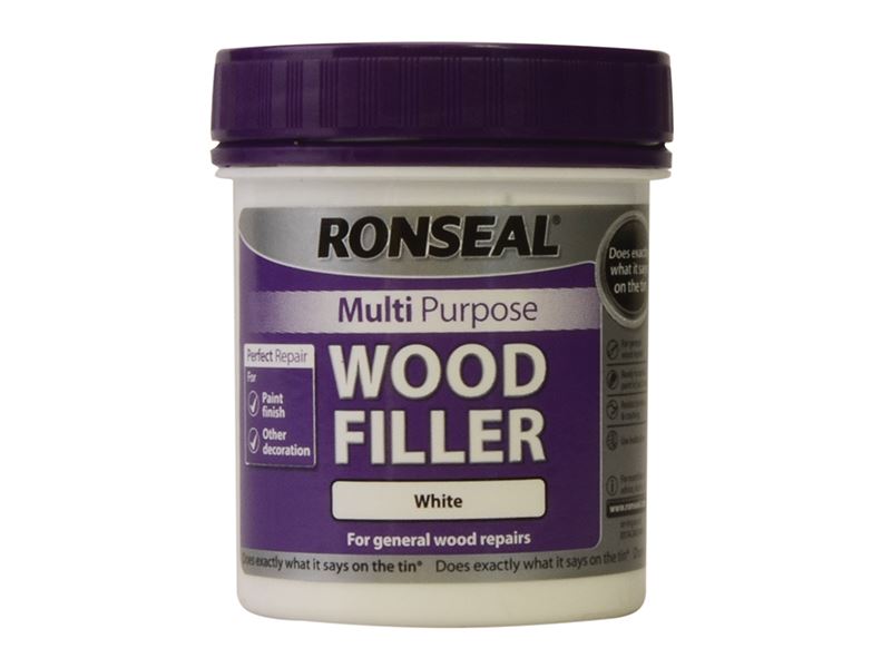 Ronseal Multifunctionele Witte Houtvuller Emmer, 250g