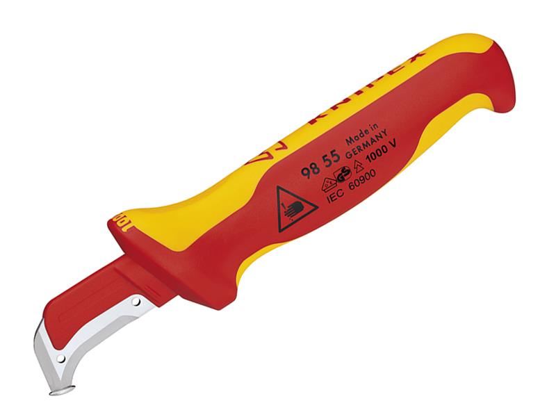 Knipex - Scian Bainte VDE 180mm, Deimhnithe Sábháilteacht, 1000V