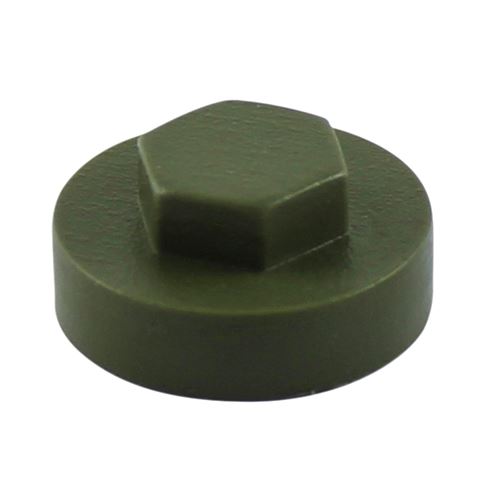 Timco - Καπάκια Για Εξαγωνικές Κεφαλές, Ελιού, 19mm, 1000 Τεμάχια