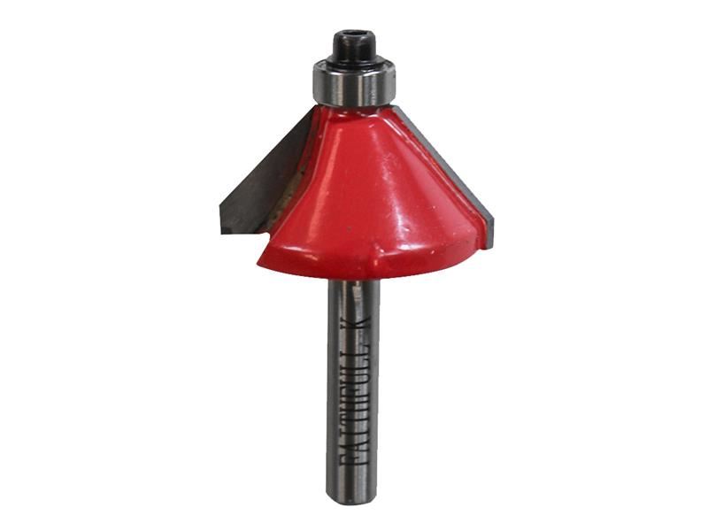 Faithfull TCT 45° Chamfer Router Bit, 1/4in Shank