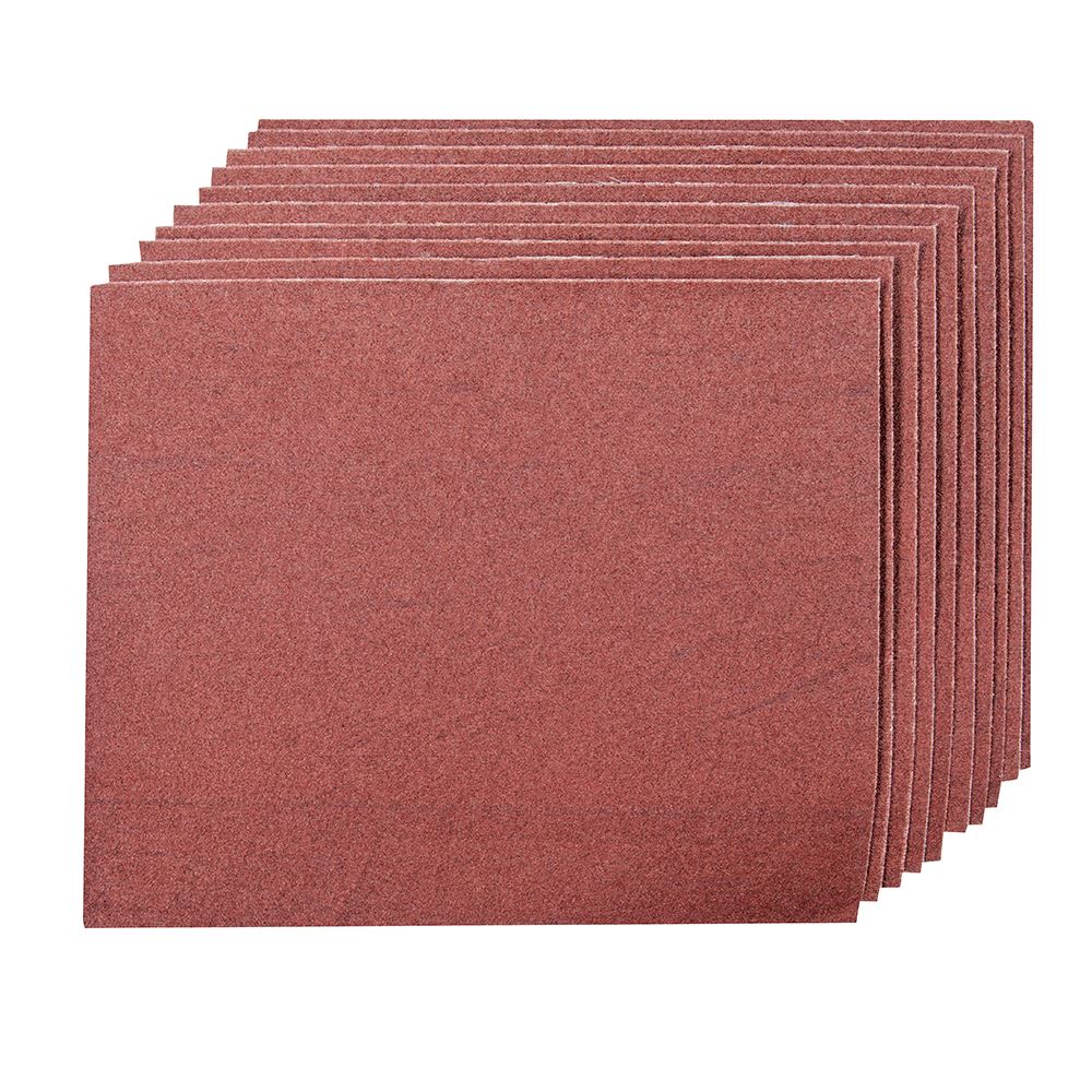 Silverline Emery Cloth Sheets 80 Grit, 10pk, 230x280mm