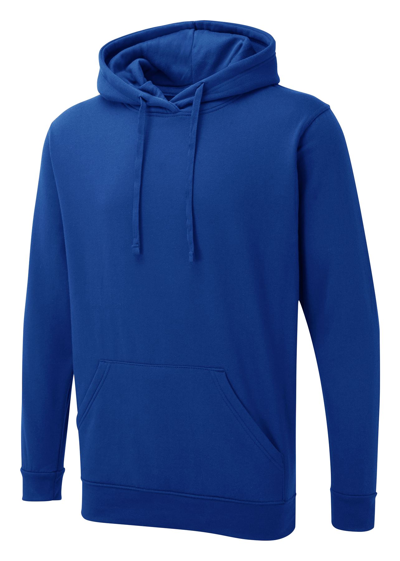 Uneek Unisex UX Reactive Dyed Hoodie, Royal, 3XL