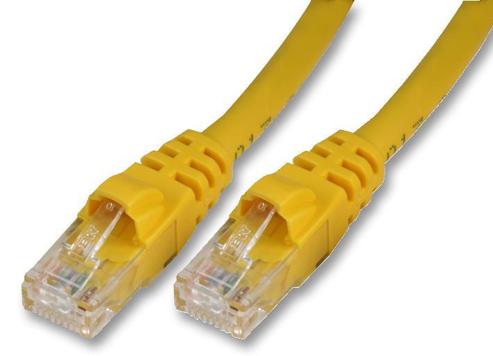 TUK RJ45 Male to Male Cat6 Ethernet Patch Cable, 3m Yellow