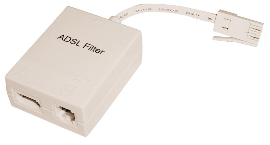 DYNAMODE ADSL2+ マイクロフィルター＆スプリッター（テール付き）