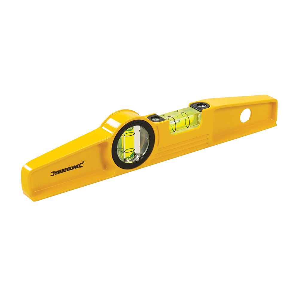 Niveau magnétique pour échafaudage Euro Silverline, Aluminium, 250mm