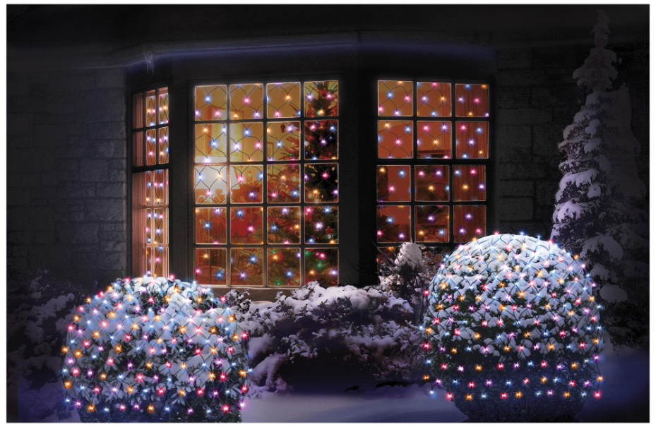 Premier 180 レインボーLEDクリスマスネットライト 1.75m x 1.2m