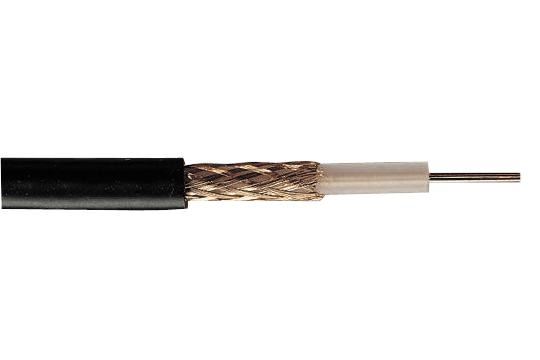 PRO POWER כבל קואקסיאלי RG58U, שחור, 50Ohm, סליל 100 מטר