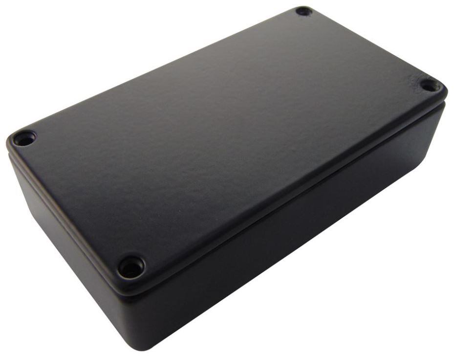 CAMDENBOSS IP54 블랙 다이캐스트 알루미늄 인클로저, 112x62x31mm