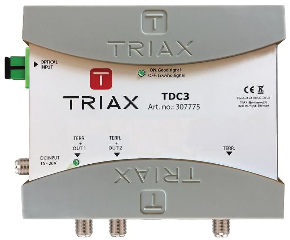 TRIAX dSCR OPTO Convertisseur avec TER & TDC3