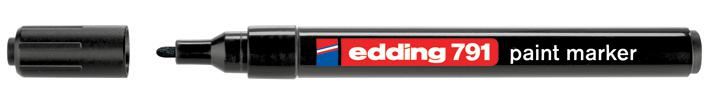 EDDING 791 Marqueur peinture à pointe fine bullet - Noir