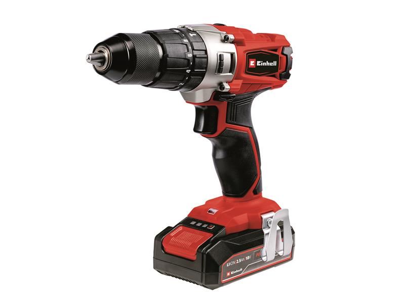 Perceuse-visseuse sans fil Einhell TE-CD 18/2 Li-I 18 V avec batterie 2,5 Ah