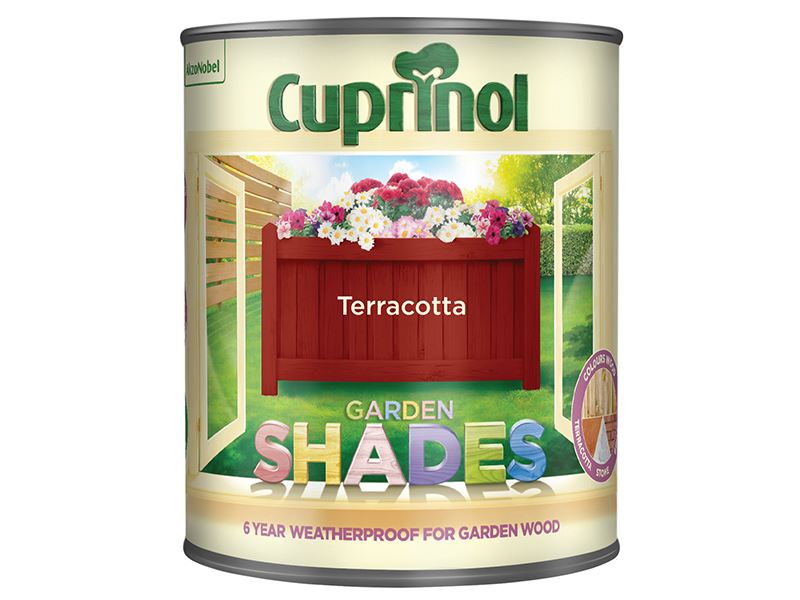 Cuprinol Garden Shades Houtbeits - Terracotta, 1L