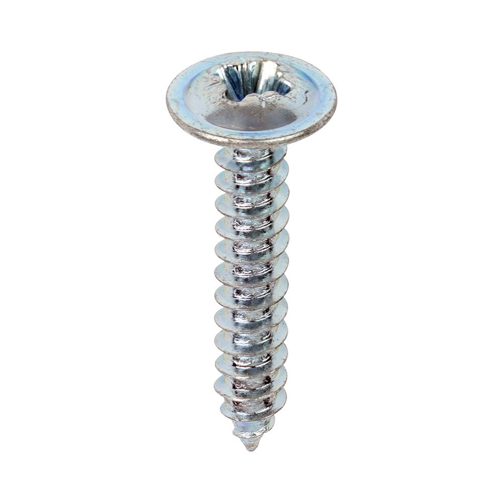 Timco ברגי סטאק פלנז' עם ראש מוברג עצמי, אבץ, גודל 6 x 3/4, חבילת 200