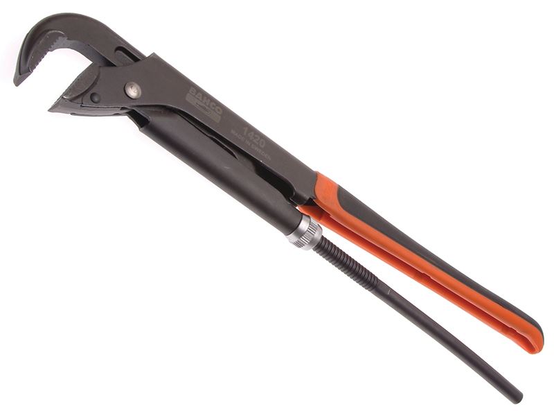 Bahco 1420 ERGO Pipe Wrench 430mm, High-Alloy Steel