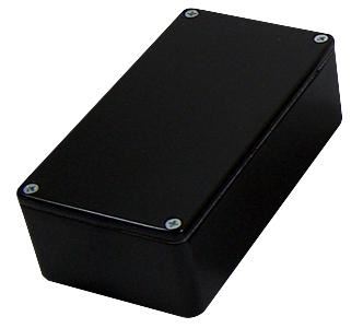 CAMDENBOSS Black Die Cast Aluminium Enclosure, IP54, 152x82x50mm