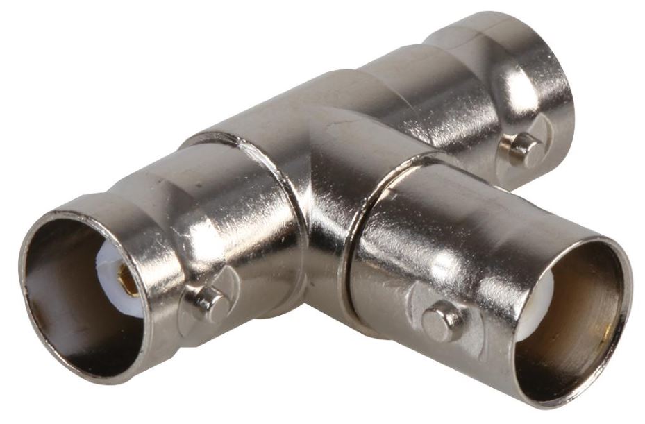 RF SOLUTIONS Adattatore Tee BNC 50 Ohm da Presa a 2 Prese