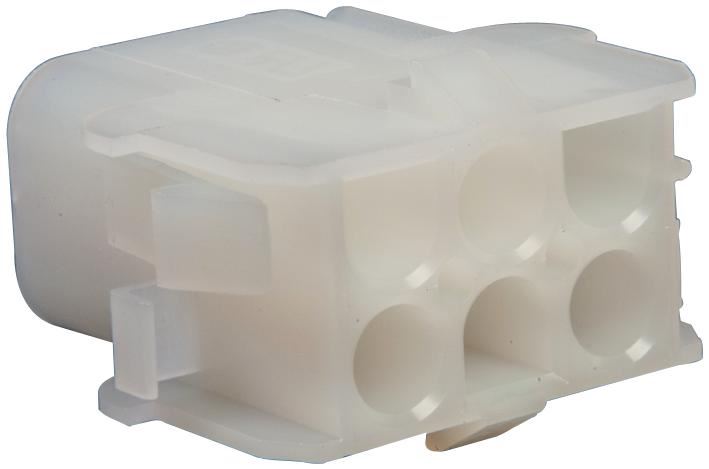 AMP TE Connectivity Alojamento de Tomada, 6 Vias, Nylon, Montagem em Painel
