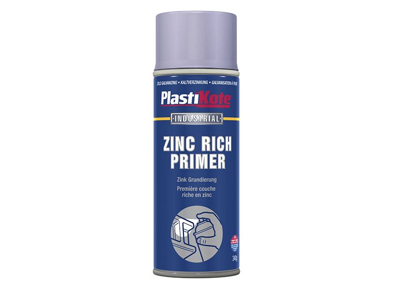 PlastiKote Zinc Primer Spray, 400ml