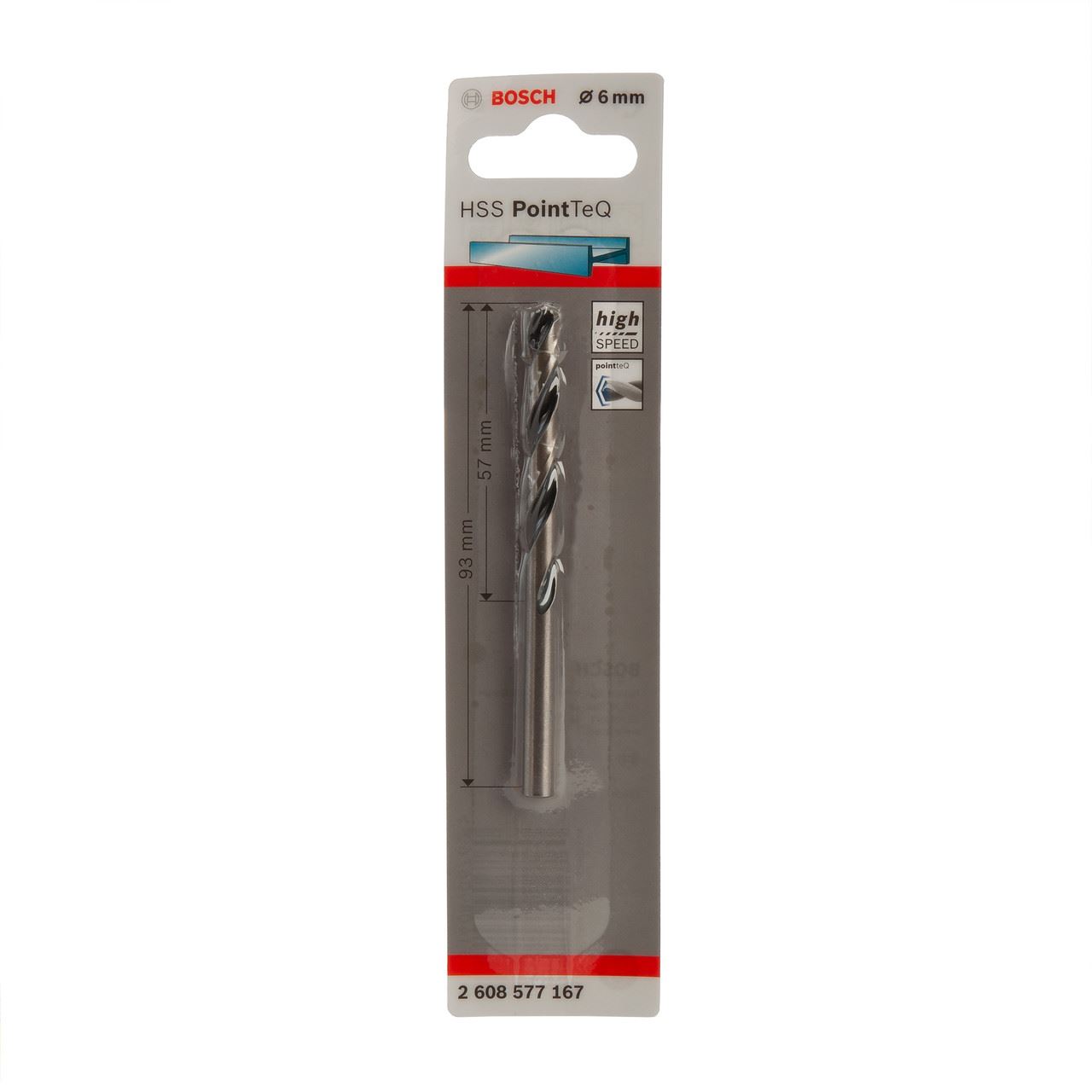 Bosch HSS PointTeQ Τρυπάνι για Μέταλλο 6mm