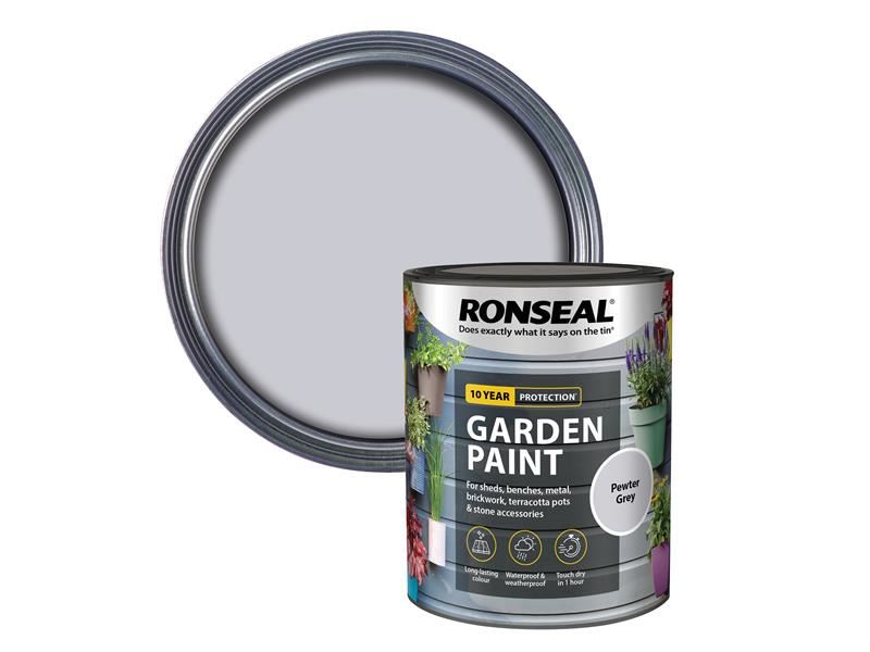 Ronseal צבע גינה גוון פיוטר גריי 750 מ”ל