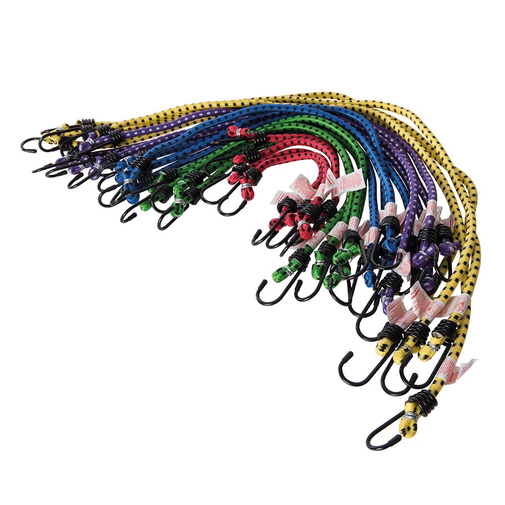 Silverline Bungee Cord Set, 20-Piece, Heavy Duty