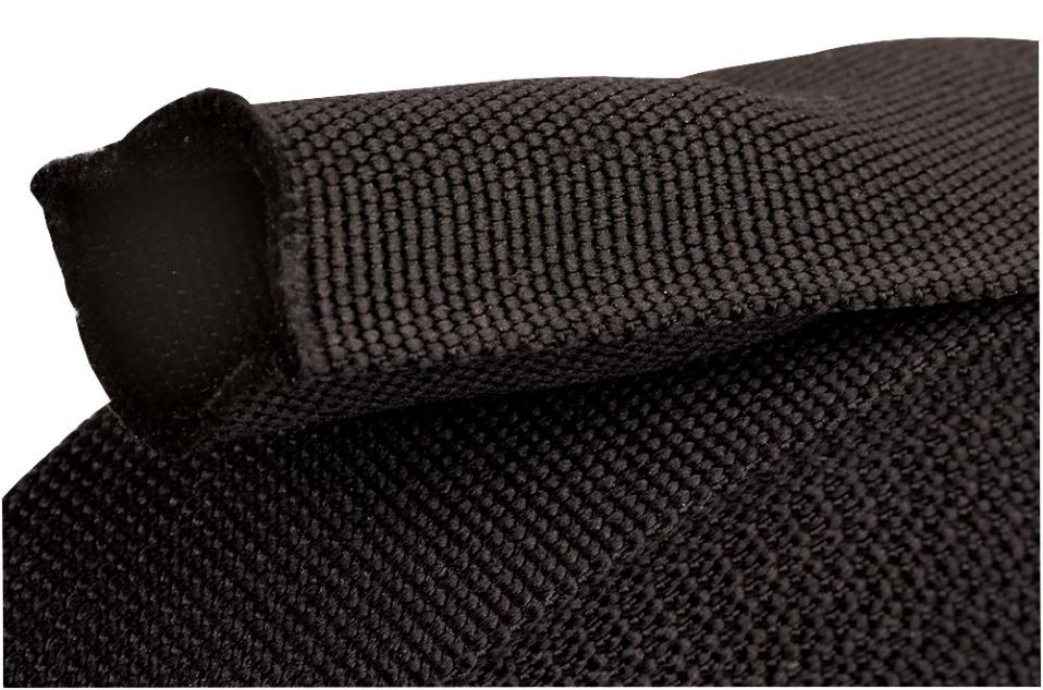 PRO POWER Braided Polyester Sleeve, 25mm Dia, 25m, Black