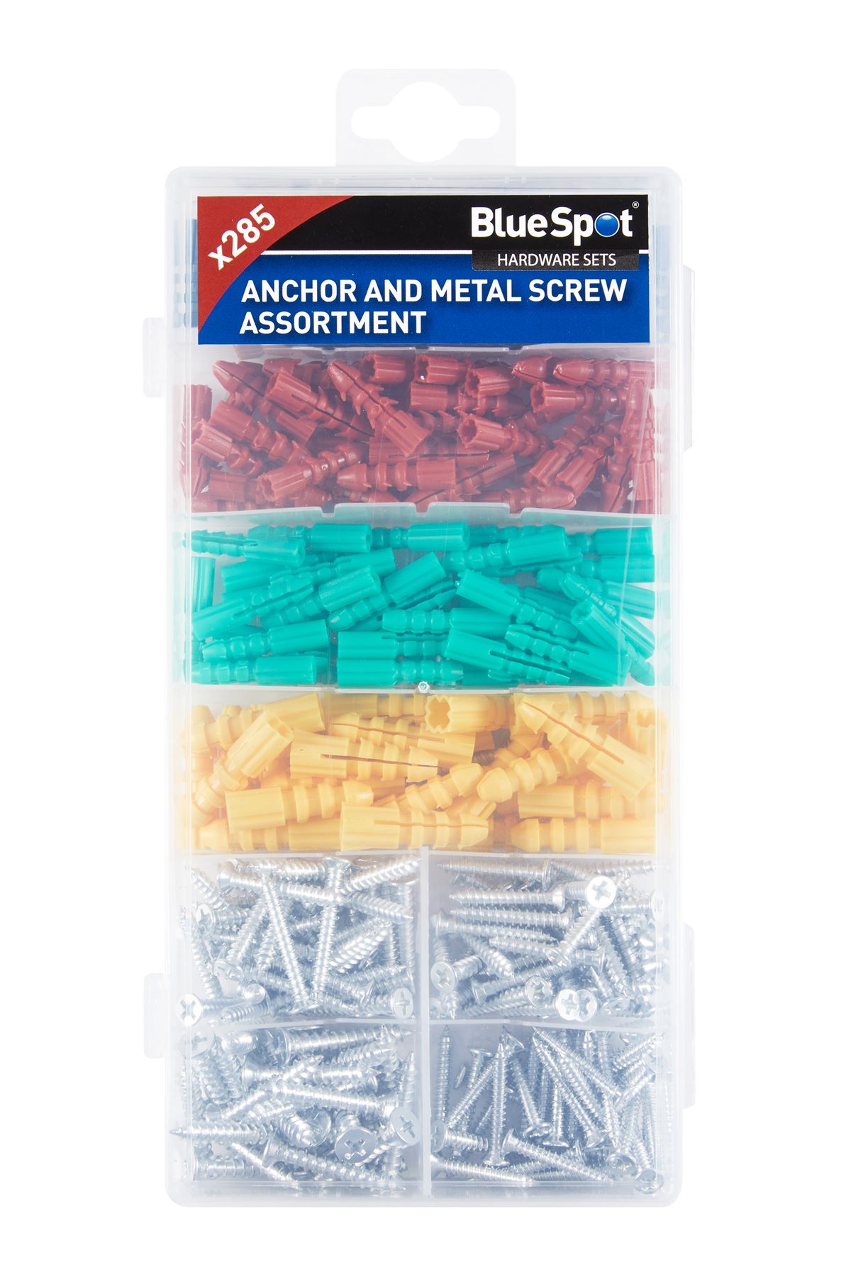 Blue Spot 285 Pce Anchor & Metal Screw Set