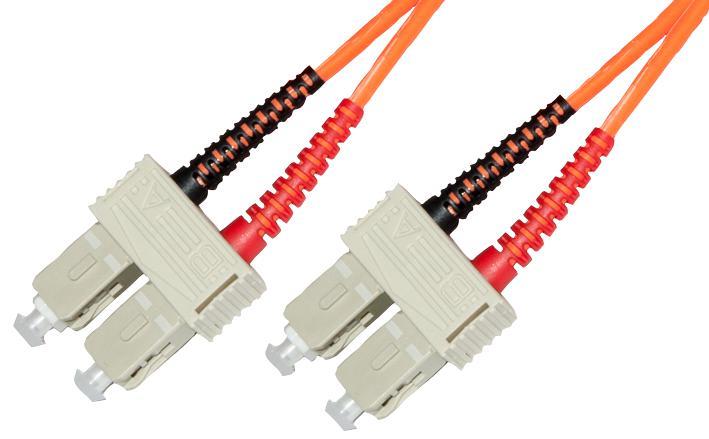CONNECTIX 1m OM2 Multimode SC-SC Duplex Glasvezel Patchkabel