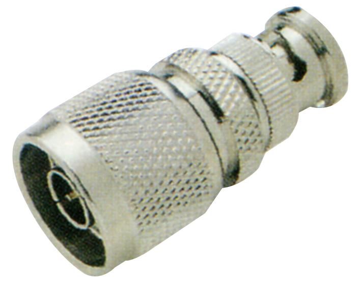 PRO SIGNAL BNC to N Plug Adaptor, Nickel Plated Brass, 75ohm