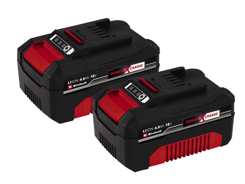 Einhell Power X-Change 18V 4.0Ah Σύστημα Μπαταριών Li-ion Διπλό Πακέτο
