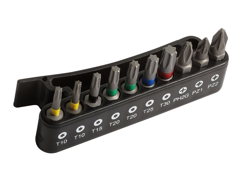 Bahco 59/S10BC Bit Set, 10-Piece, S2 Steel