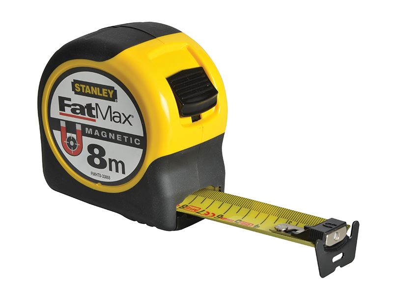 STANLEY FatMax 자력 보호 블레이드 줄자 8m x 32mm