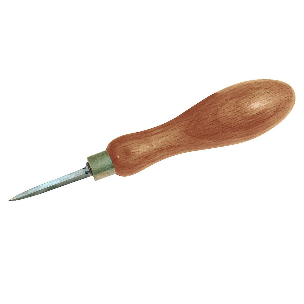 Silverline Square Bradawl, Blued Steel, 40mm