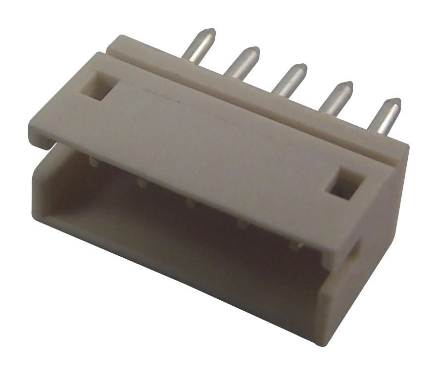 Connecteur d'en-tête JST ZH Série 5 voies, pas de 1.5mm, laiton étamé