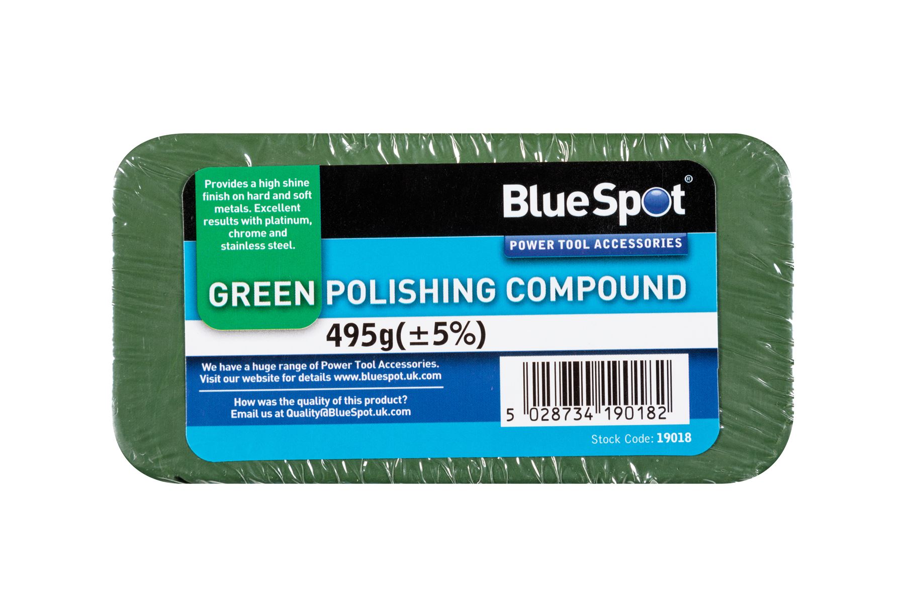 Blue Spot Tools Green Polishing Compound, 500g